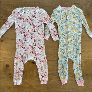 Magentic Me 9-12 month footless pj girls